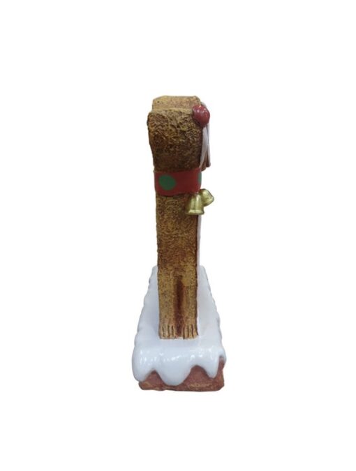 MINI GINGERBREAD DOG WITH BASE JR S-098 - Image 2