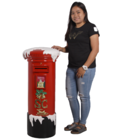 Alternative view of Santa's Mailbox Red-100cm | JR 180031