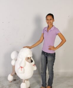 Alternative view of Poodle Dog - White | JR 110121