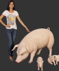 Alternative view of Fat pink Pig | JR 120073