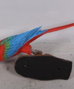 Alternative view of Red and Blue Parrot Wall Décor | JR 170015