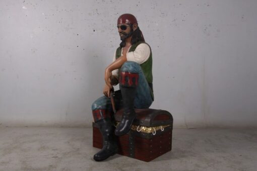 PIRATE SITTING ON CHEST JR 180182 - Image 2