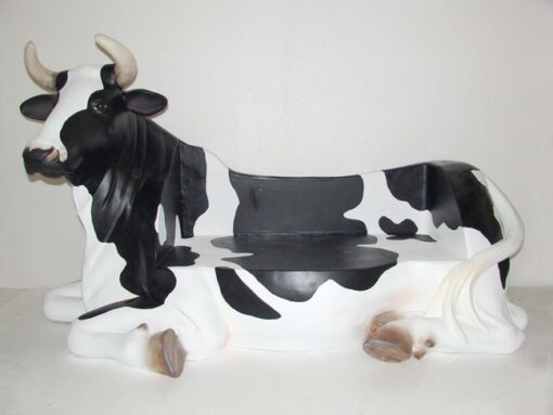 COW BENCH - BLACK AND WHITE JR 2322