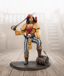 Lady Pirate and Treasure Chest | JR 2517