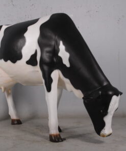 Alternative view of Fresian Cow - Head Down - No Horns - Smooth Finish | JR 0038