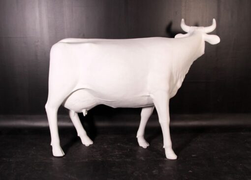 COW LIFESIZE SMOOTH WITH MOUNTING PLATES JR SB001 - Image 5