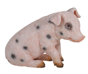 SITTING BABY PIGLET JR 120074 - SITTING BABY PIGLET BLACK SPOT JR 120074