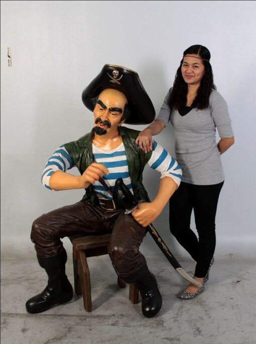 PIRATE PEDRO WITH  STOOL JR 110054