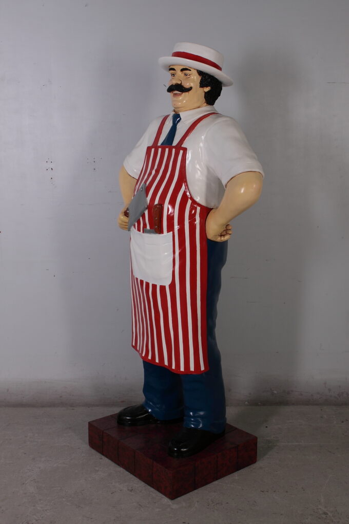 Butcher with Red Stripe Apron 6ft | JR 100117 - Image 3