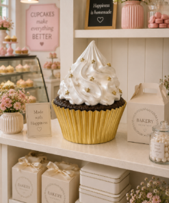 Cupcake with Gold Leaf | JR 2829