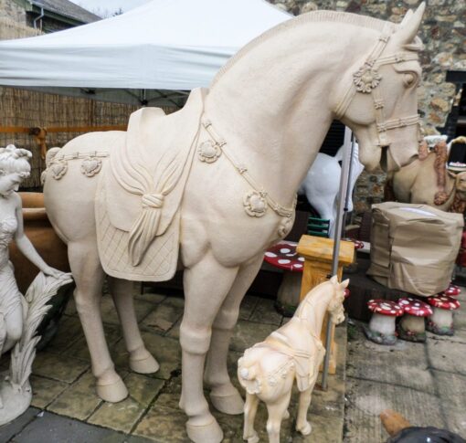 TERRACOTTA HORSE 7.80FT JR JW - Image 2