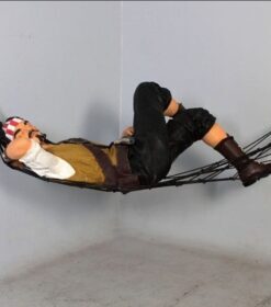 Alternative view of Pirate in Hammock | JR 110056