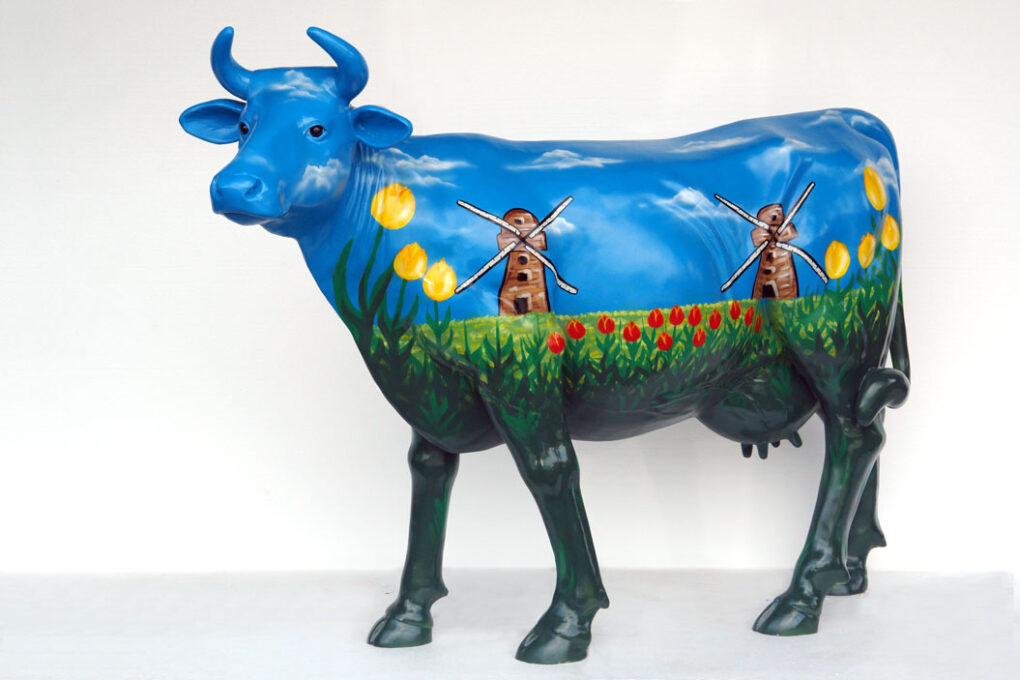 Painted Designs Cow - Life Size | JR 7002 - Image 3