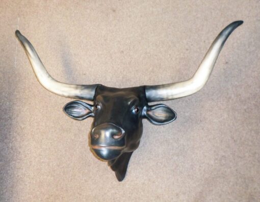 BULL HEAD WITH LONG HORNS JR 2272