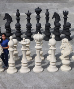 Alternative view of Black Pawn Chess Piece | JR 230058