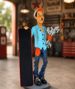 Mechanic Holding Advertising Board | JR 1875