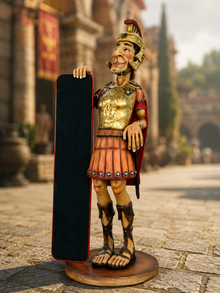 Roman Holding Advertising Board | JR 1863