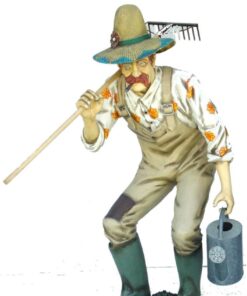 Old Man Gardener with Rake - Standing | JR 1508
