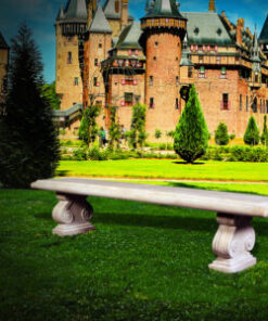 Garden Bench - Stone Effect Finish | JR 120018