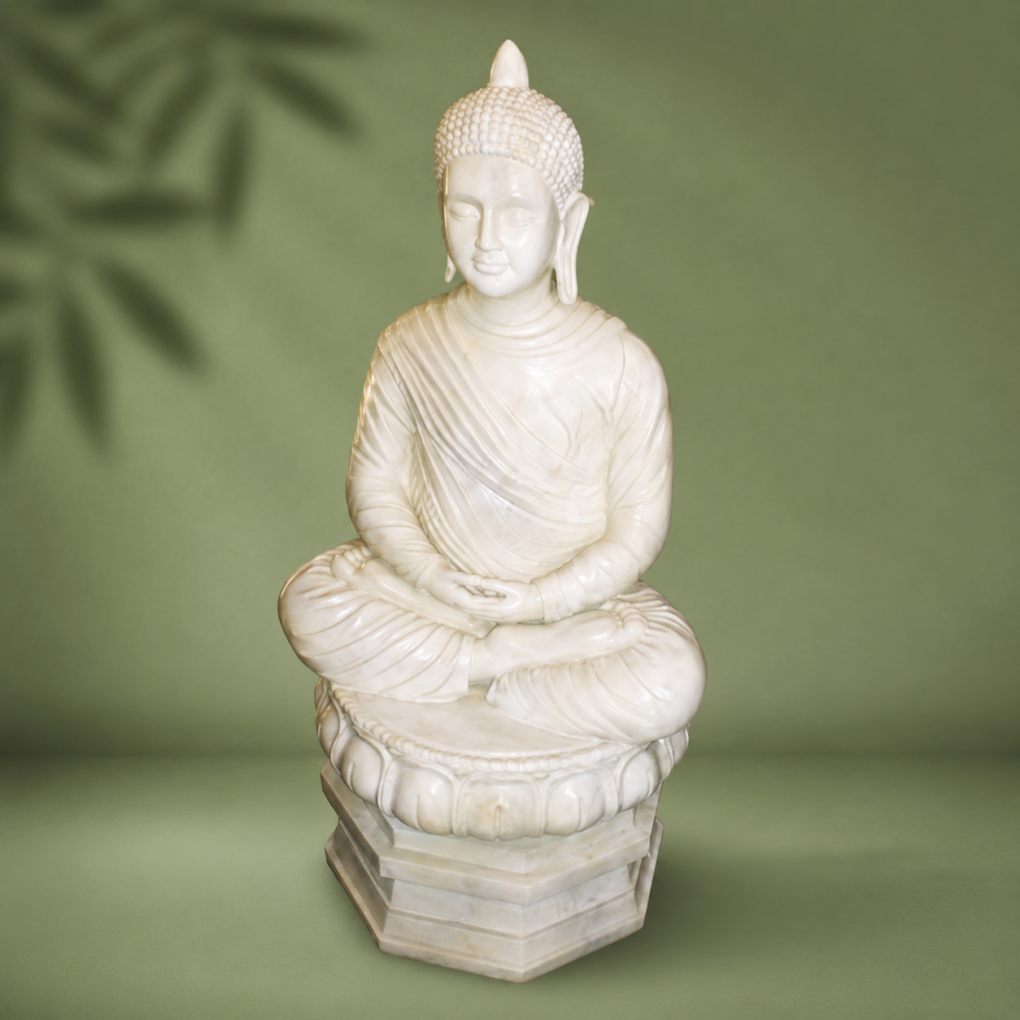 Buddha on Lotus Leaf | JR 3394