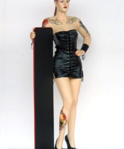 Tattoo Girl with Advertising Board | JR 2768