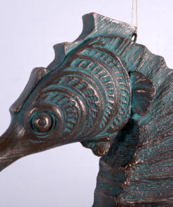 Alternative view of Seahorse 34" Hanging - Bronze Effect Finish | JR 140055