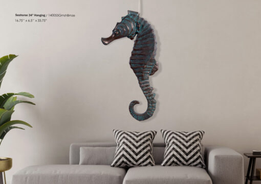 SEAHORSE 34" HANGING - BRONZE JR 140055 - Image 3