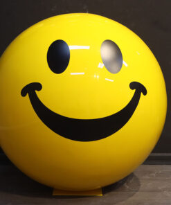 Alternative view of Emoji Ball on Metal Stand | JR 200077