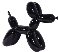 Black Balloon Dog 4ft | JR 230060