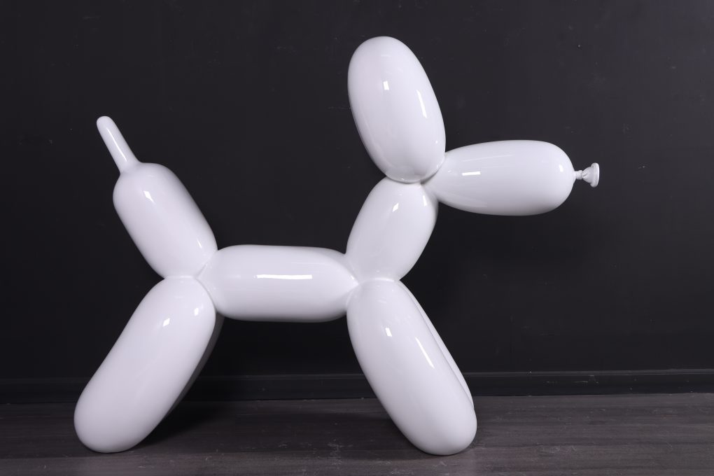 White Balloon Dog 4ft | JR 230060