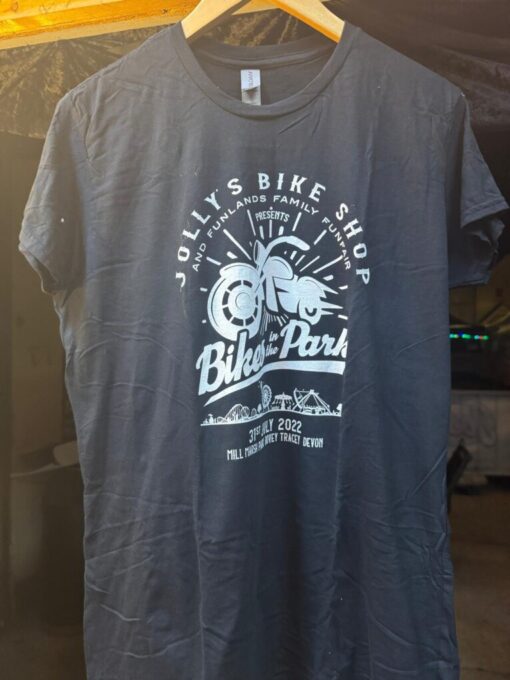 'JOLLY BIKES IN THE PARK #1' T-SHIRT - large logo on front ***LIMITED STOCK*** BSM-BIP001 - Image 2