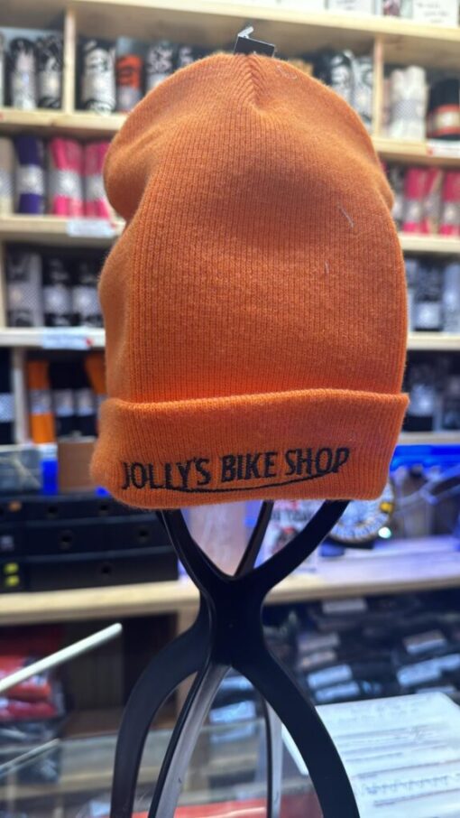 'JOLLY BIKE SHOP' BEANIE HAT - logo in black embroidery (one size) BSM-HAT004 - Image 3