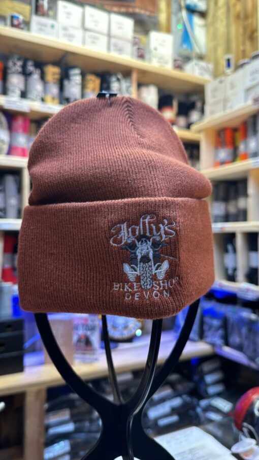 'JOLLY PIRATE BIKER' BEANIE HAT - logo in white embroidery (one size) - BSM-HAT005 - Image 4