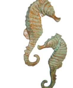 Seahorse 34" Wall Décor (Set of 2) - Bronze Effect Finish | JR 140056