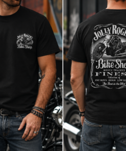 'JOLLY CLASSIC' T-SHIRT - small logo on left breast and large logo on back | BSM-TS003