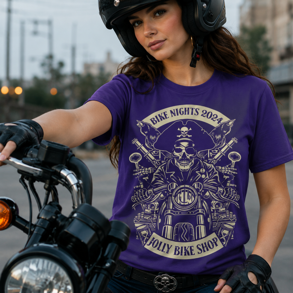 'JOLLY BIKE NIGHTS' 2024 T-SHIRT | BSM-TS005 - Image 2