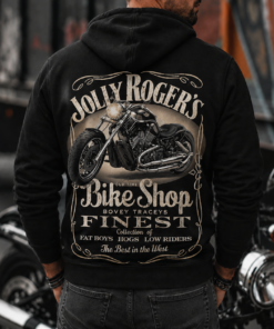 Alternative view of 'JOLLY CLASSIC' HOODIE - logo on left breast and back | BSM-HOOD004