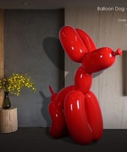 Red Balloon Dog 7ft | JR 220117