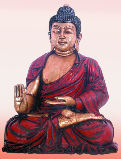 SITTING BUDDHA GOLD JR AASBG