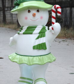 Alternative view of Skating Snowman - Mother  | JR 240239