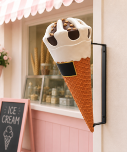 Ice Cream with Nuts and Chocolate Sauce - Hanging 3ft | JR 3609