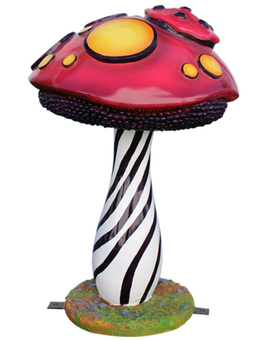 STRIPPED BASE MUSHROOM 130CM JR C-394