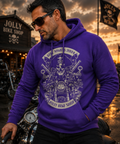 2024 'JOLLY BIKE NIGHT' HOODIE Front only large logo | BSM-HOOD013