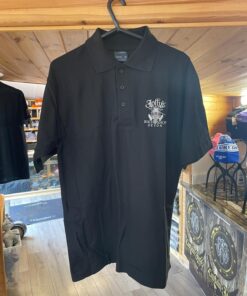 'JOLLY PIRATE BIKER' POLO SHIRT small pirate logo on chest BSM-P001