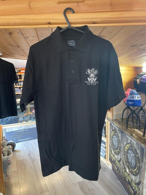 'JOLLY PIRATE BIKER' POLO SHIRT small pirate logo on chest BSM-P001