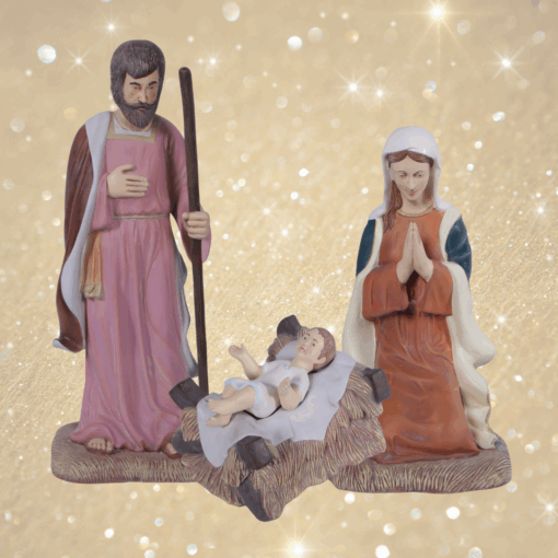 3FT NATIVITY SET - MARY, JOSEPH AND JESUS