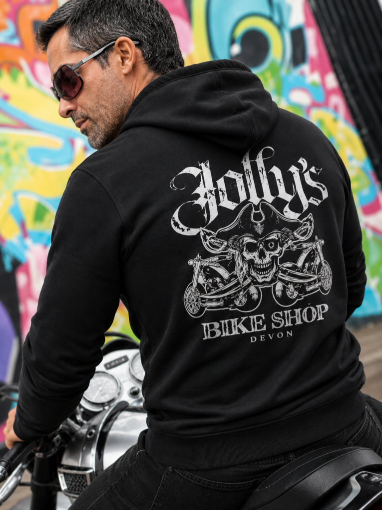 2025 'JOLLY PIRATE SKULL' ZOODIE Skull on chest, sleeve and large logo on back | BSM-ZOOD004 - Image 2