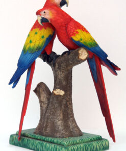 Alternative view of Double Scarlet Macaw Lovers | JR DSM-1002
