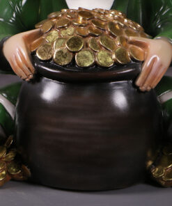 Alternative view of Leprechaun with Pot of Gold | JR 250132