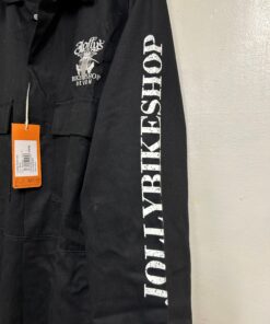 Alternative view of 'JOLLY PIRATE' Biker overalls Front breast logo, large back logo and name on sleeve | BSM-OVER001
